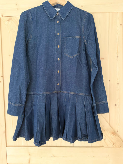 Audrey Dark Denim Dress