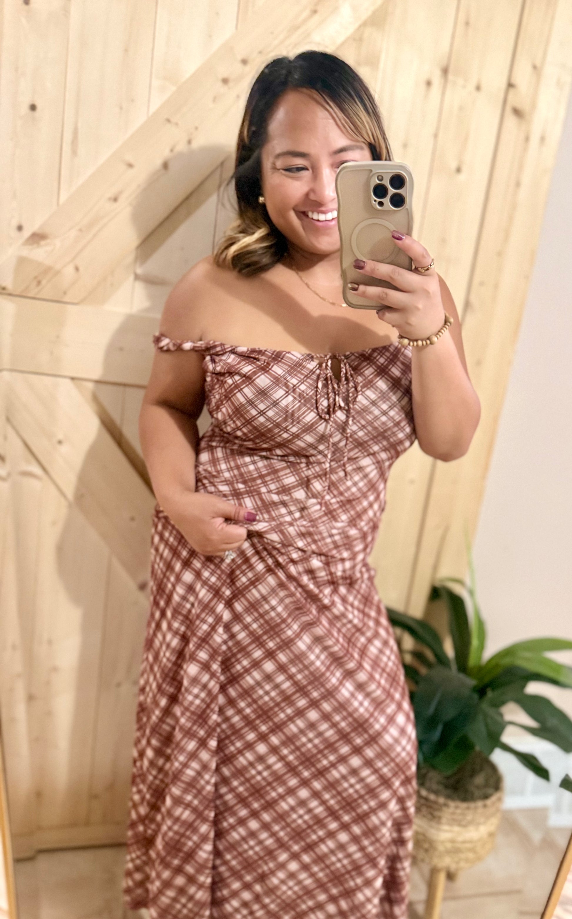 Plaid Dress