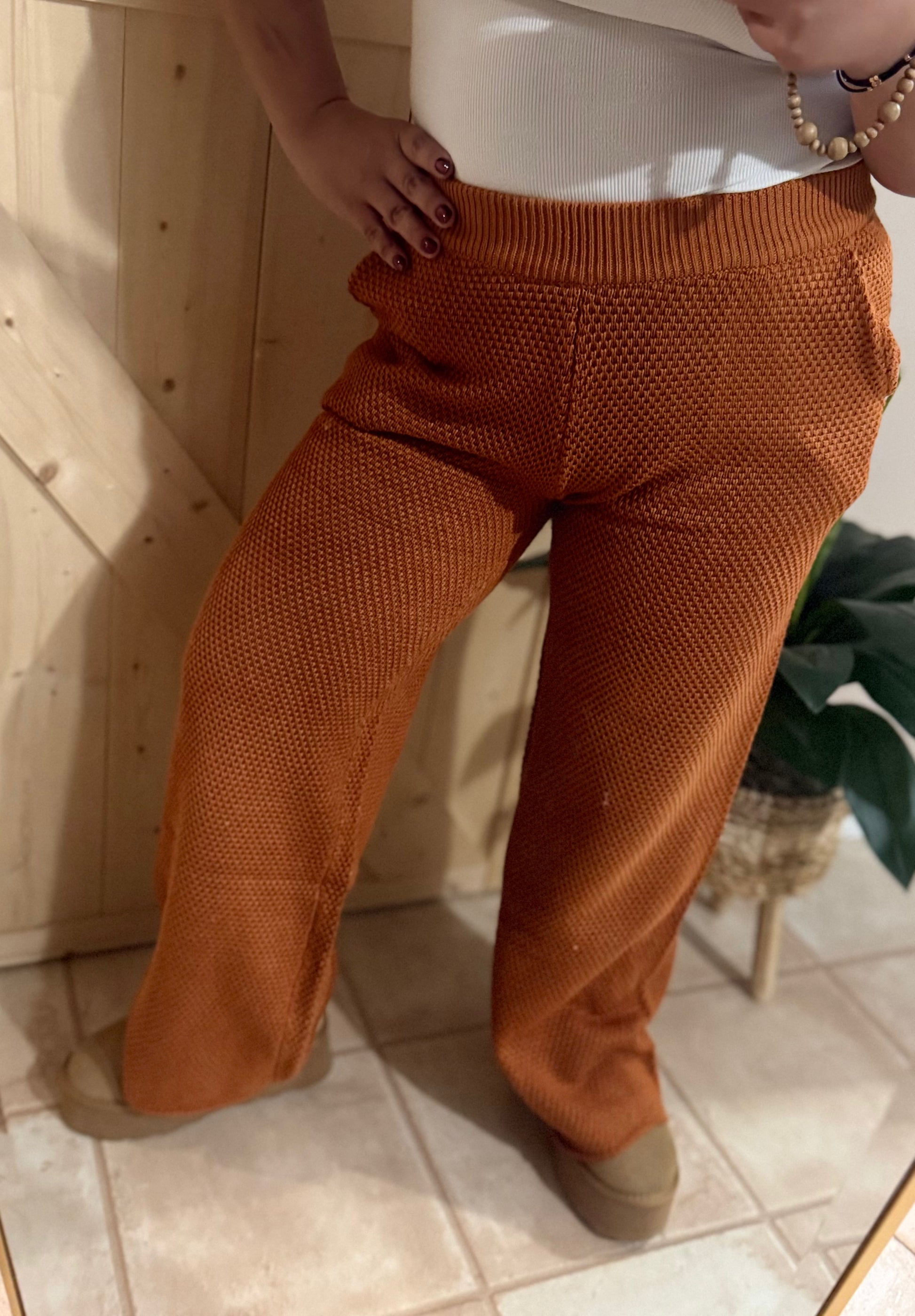 Cozy Waffle Pants